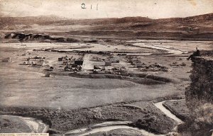 Kremmling Colorado Moffat Road, Aerial View, B/W Lithograph Vintage PC U8460