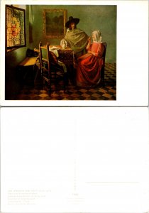 Lady and Gentleman drinking wine (11991)