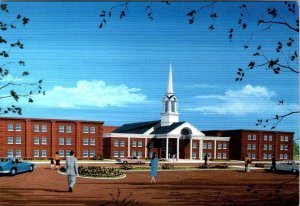 New Castle, DE Delaware  FIRST BAPTIST CHURCH & ACADEMY  Religion  4X6 Postcard