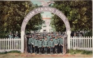 Native Americana  INDIAN TRAINING SCHOOL, Chemawa, near S...