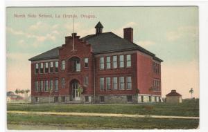 North Side School La Grande Oregon 1911 postcard