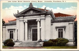Rhode Island Providence John Carter Brown Memorial Library Brown University