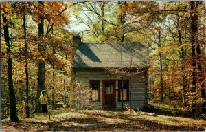 Log Cabin in Brown County, IN Vintage Postcard G60