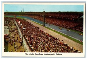 View Of The Motor Speedway Automobile Indianapolis Indiana IN Vintage Postcard