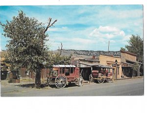 Stagecoach and Wagon Historic Virginia City Montana