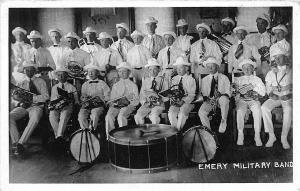 Dover NH Military Band Music Instruments 1917 RPPC Postcard