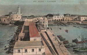 Vintage Postcard Alger L'Armiraute Ilot de la Marine Algeria