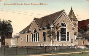Richmond Hill Baptist Church, Richmond Hill, L.I., New York
