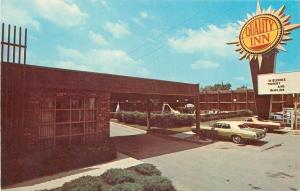 Frankfort Kentucky~Quality Inn~1960s Cars~El Camino~Postcard