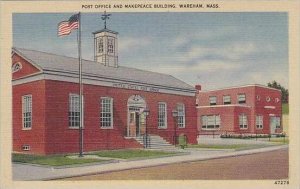 Massachusetts Wareham Post Office And Makepeace Building