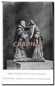 Old Postcard Museo Provincial De Bellas Artes De Murcia Belen de Salzillo The...