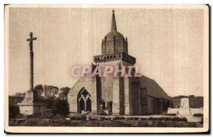 Old Postcard Cote De Granite Perros Guirec The Church