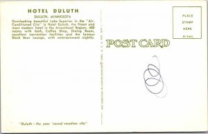 Postcard HOTEL SCENE Duluth Minnesota MN AK7926