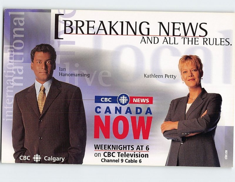 Postcard Canada Now CBC News Calgary Canada