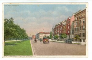 MA - Boston. Commonwealth Avenue ca 1908