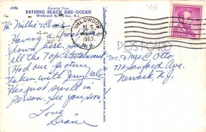 General View, Bathing Beach and Ocean Wildwood By The Sea - Wildwood, New Jer...