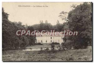 Postcard Old Ris Orangis Chateau De Ris