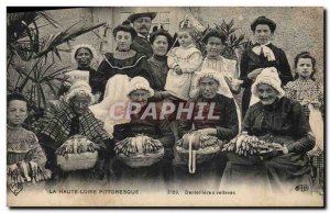 Postcard Folklore Old Lace Haute Loire Dentellieres Vellaves TOP