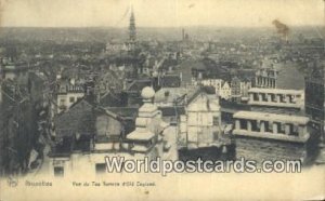 Vue du Tea Terrace d'Old England Bruxelles, Belgium Postal Used Unknown 