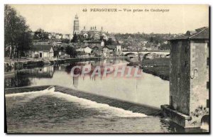Old Postcard Perigueux View Taking Cachepur