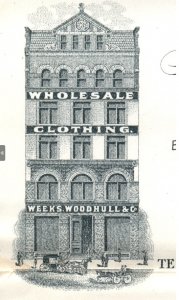 NY Syracuse New York Billhead Weeks Woodhull Company