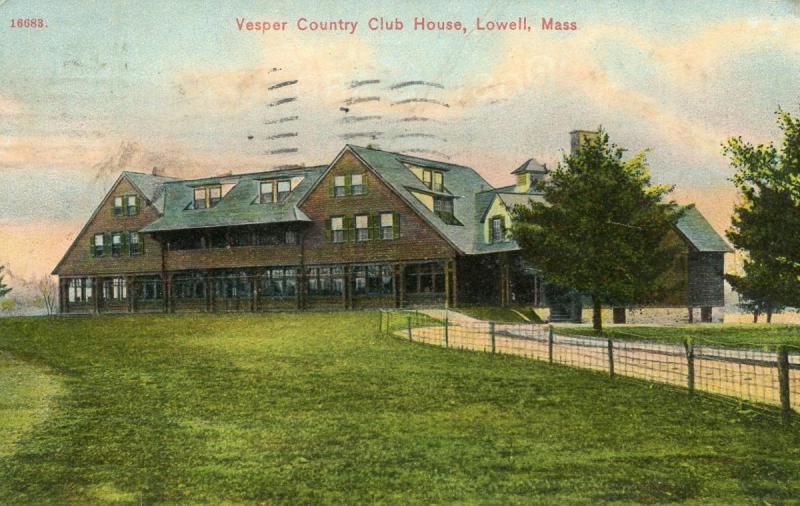 MA - Lowell. Vesper Country Club House