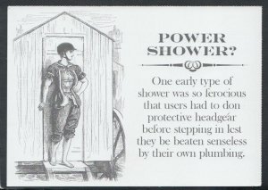 Advertising Postcard - Books / Author - Bill Bryson at Home - Power Shower T3601