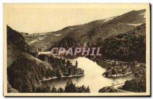 Old Postcard Around St Etienne Entree The Dam abyss of hell Rochetaillee