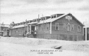 YMCA Building Army Camp Lee Virginia postcard