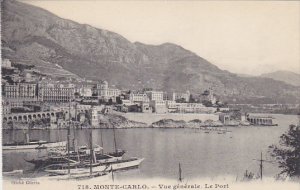 Monaco Monte Carlo Vue Generale Le Port
