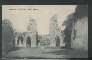 Somerset Postcard - Glastonbury Abbey, Near Wells     RS9763