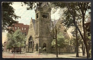 US Postcard 1st baptist church South Bend Indiana postmarked 1911