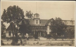 Southern Pines NC Hotel c1910 Real Photo Postcard - Slightly Trimmed