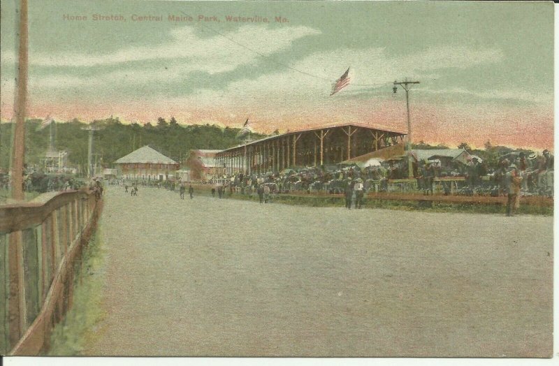 Waterville, Me., Central Maine Park, Home Stretch