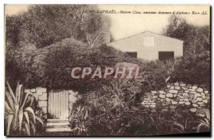 Old Postcard erotic Nude Female Saint Raphael Old house remains close to & # ...