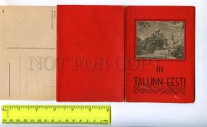 241868 Estonia TALLINN Set of 9 vintage postcards in booklet