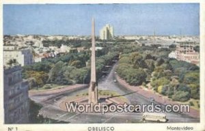 Obelisco Montevideo Uruguay, South America 1914 