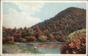 Virginia VA Eternal Hills Fall Blue Ridge Mountains 1900s-20s Vintage Postcard