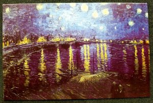 [AG] P697 Vincent Van Gogh Famous Painting Night View (postcard) *New