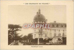 Old Postcard The soft France the Loire Valley castle valencay
