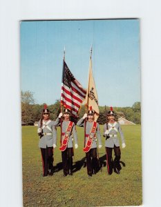 Postcard The Colors, Corps of Cadets of the Valley Forge Military Academy, PA