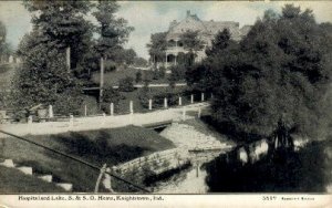 Hospital and Lake,S.and S.O. home - Knightstown, Indiana IN  