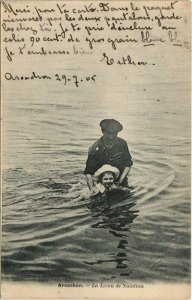 CPA ARCACHON-La Lecon de Natation (27777)