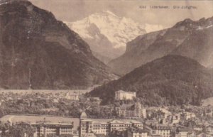 Switzerland Interlaken mit Jungfrau 1918