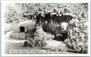 Old Spanish  Oven & Grape Arbor, Ramona's Marriage Place, San Diego, California