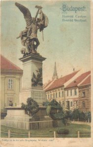 Hungary Budapest Honved statue 1900s 