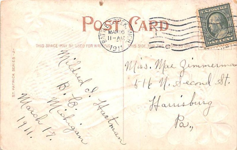 Saint Patricks Day  Saint Patricks Day Postcard