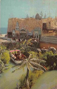 Jungle Land Mine Ride Hunt's Pier Wildwood By Sea New Jersey 1967 postcard