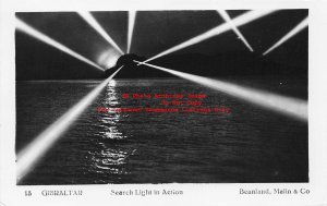 United Kingdom, Gibraltar, RPPC, Search Light, Photo No 13