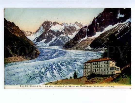 158405 France CHAMONIX Sea ice Mer de glace & HOTEL Vintage